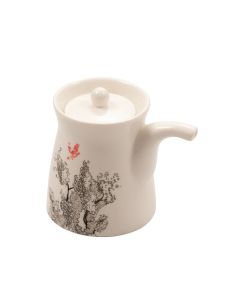 KERASIA Ivory Soy Sauce Dispenser with Lid cl 18