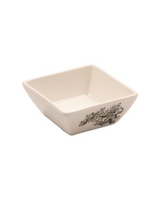 KERASIA Ivory Square Bowl cm 8,5x8,5 h cm 3,5