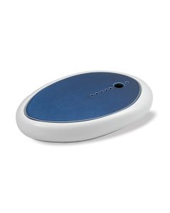 ABYSSOS Matt White and Blue Ice Gourmet Tray cm 32x21,5 h cm 5