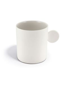 APHROS Shiny and Matt White Mug cl 40
