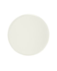 APHROS Shiny and Matt White Bread Plate Ø cm 14