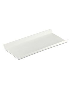 APHROS Shiny and Matt White Rectangular Gourmet Tray cm 30,5x15