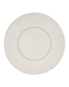 APHROS Shiny and Matt White Oval Tray cm 43x23