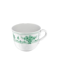 ANTHIROS White and Green Coffee cup cl 10