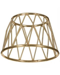 Universal non-slip display stand Crown - steel covered with golden PVC cm 25x21,2 h cm 10