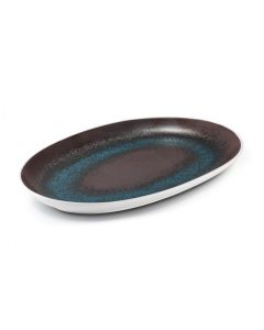 ESTIA Reactive Blue Elliptical Tray cm 23,5x10