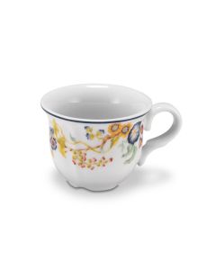FLORENTIUS White and Blue Coffee cup 10 Cl