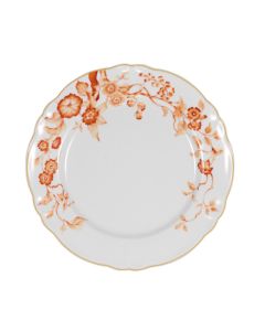 FLORENTIUS White and Orange Dinner Plate Ø cm 26,5