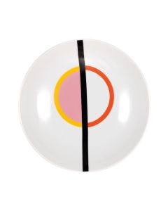 GEOMETRIKOS Ocher Deep Plate Ø cm 21 h cm 5