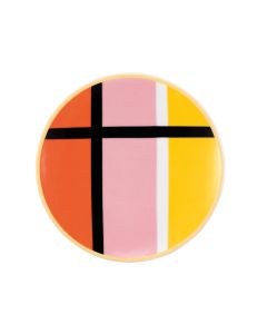 GEOMETRIKOS Ocher Dessert Plate Ø cm 21