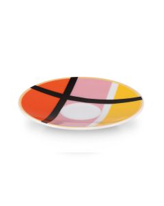 GEOMETRIKOS Ocher Coffee cup Saucer Ø cm 11,5