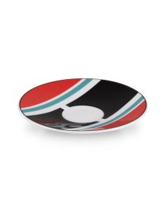 GEOMETRIKOS Red Coffee cup Saucer Ø cm 11,5