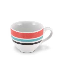 GEOMETRIKOS Red Coffee cup 10 Cl