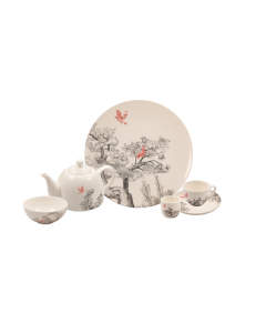 KERASIA Ivory decorated tableware set