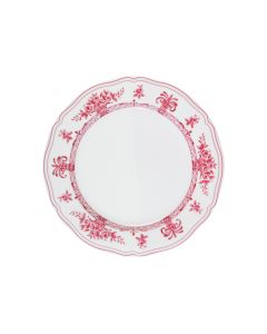 ANTHIROS White and Tyrian Purple Design Dinner Plate Ø cm 26,5