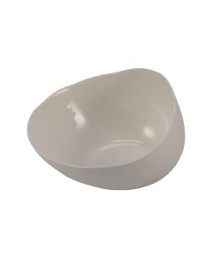 APHROS Shiny and Matt White Oval Tray cm 43x23