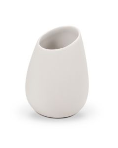 APHROS Shiny and Matt White Oval Tray cm 43x23