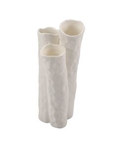 APHROS Shiny and Matt White Oval Tray cm 43x23