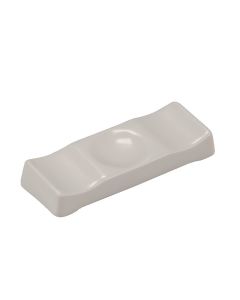 APHROS Shiny and Matt White Oval Tray cm 43x23