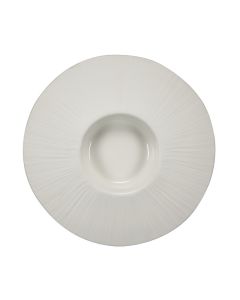 APHROS Shiny and Matt White Oval Tray cm 43x23