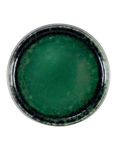 DEIMOS black and reactive green dinner plate Ø cm 27,5 h cm 2,5