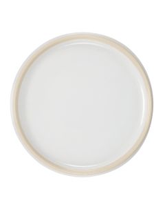 DEIMOS reactive beige bread plate Ø cm 14,5 h cm 2,5