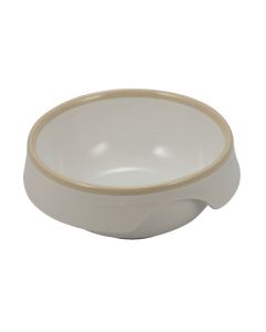 DEIMOS reactive beige high bowl Ø cm 19,5 h cm 8