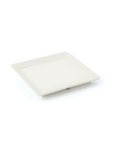DYONISIO Ivory Rimmed Square Plate cm 10x10