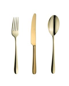 ERACLEA Cutlery set - Stainless Steel 18/10 gold pvd finish