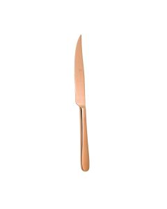 ERACLEA Steak Knife Stainless Steel Copper Mirror Pvd Finish cm 23