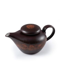 ESTIA Brown with Rusty Reactive Dots Teapot cl 55