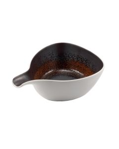 ESTIA Brown with Rusty Reactive Dots  High Bowl Ø16xh7 cm - Porcelain
