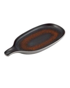 ESTIA Brown with Rusty Reactive Dots  High Bowl Ø16xh7 cm - Porcelain