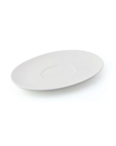 FEBE Ivory Saucer For Gravy Boat cm 16x11