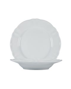 HARMONIAE White Deep Plate - Porcelain Ø 23 h 4 Cm