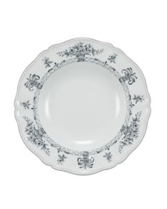 NEOS ANTHIROS White and Purple Deep Plate cm Ø23