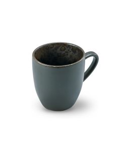 PHOBOS Black Mug with Blue Reactive Dots cl 45
