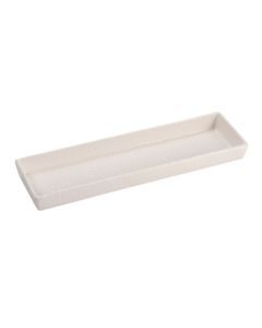 RUPIS Vassoio rettangolare bianco 22x6,5 h 2 cm 