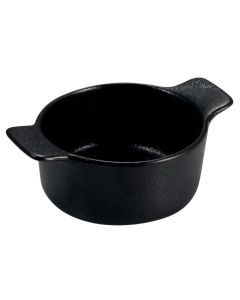 RUPIS Mini casseruola tonda finger food nera 7x10 h 4 cm