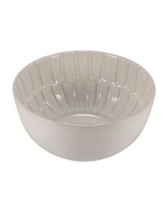 SEGMENTO Coppetta rotonda alta color crema crackle Ø 18 h 9 cm