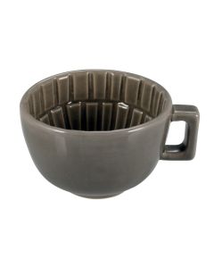 SEGMENTO Tazza tè grigio crackle 20 cl