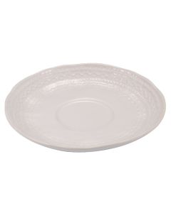 SKALISTOS Bread Plate Ivory Embossed Ø 15 cm h 2 Cm