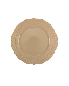 SKALISTOS Dinner Plate Beige Embossed Ø 28 cm h 2 Cm