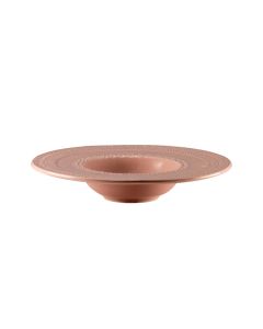 SKALISTOS Pasta Bowl Pink Embossed Ø 23 cm h 4 Cm