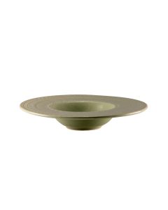 SKALISTOS Pasta Bowl Sage Green Embossed Ø 27 cm h 4 Cm