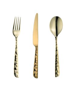 SYBARIS Cutlery set - Stainless Steel 18/10 gold pvd finish