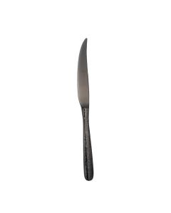 TARAS Steak Knife Stainless Steel Black Mirror Pvd Finish cm 23,5