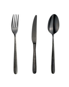 TARAS Cutlery set - Stainless Steel 18/10 black pvd finish