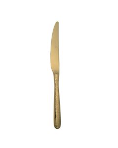 TARAS Dessert Knife Stainless Steel Gold Mirror Pvd Finish cm 21