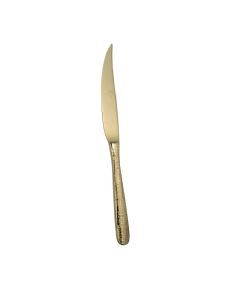 TARAS Steak Knife Stainless Steel Gold Mirror Pvd Finish cm 23,5